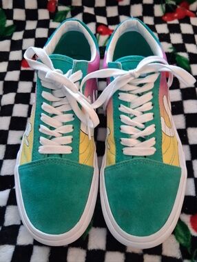 Super Stacked Spring Fade Vans